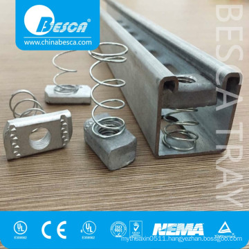 Pre-Galvanized Electrical Steel Strut Channel Manufacturer Factory CE UL